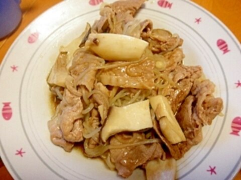 ダイエット中に☆豚とシラタキの炒め物